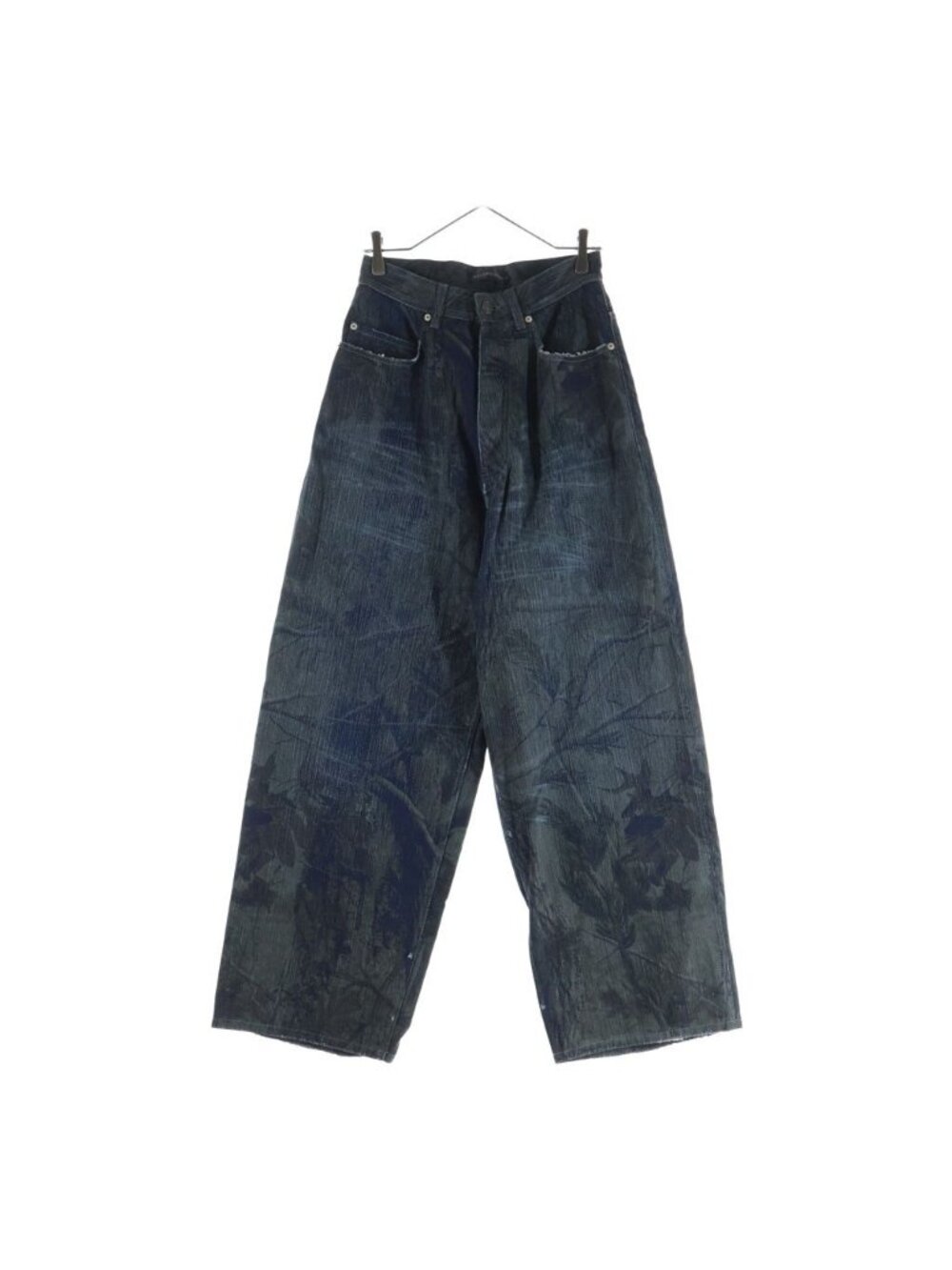 Balenciaga Baggy Pants No Di All Over Pattern Denim di
